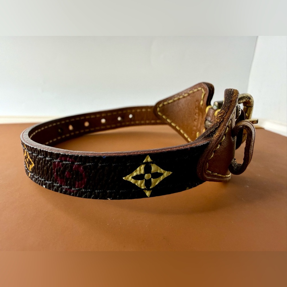 Vintage Louis Vuitton 
Murakami Black Multicolor Theda Bracelet